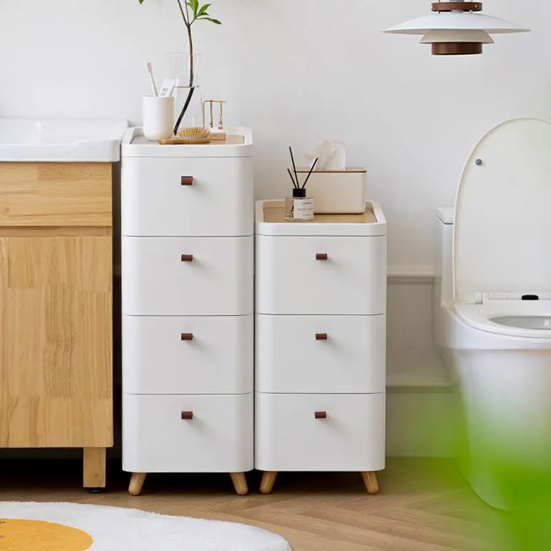 

Batoom Waterproof Storage Ra Floor Standing Kitchen Sink Organizer Plastic Material No Installation Required