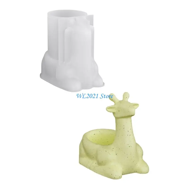 

G5GC Reusable Silicone Deer Mold for Handmade Resin Crafts and Decorative Art Project