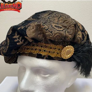 Medieval headwear from the tudor costume for men, Renaissance, Victorian, Queen Elizabeth, Tudor Period, Disqualt Poet, Muffin Hat, Headwear 10 Main Sales Chapeu Queen Elizabeth - №3