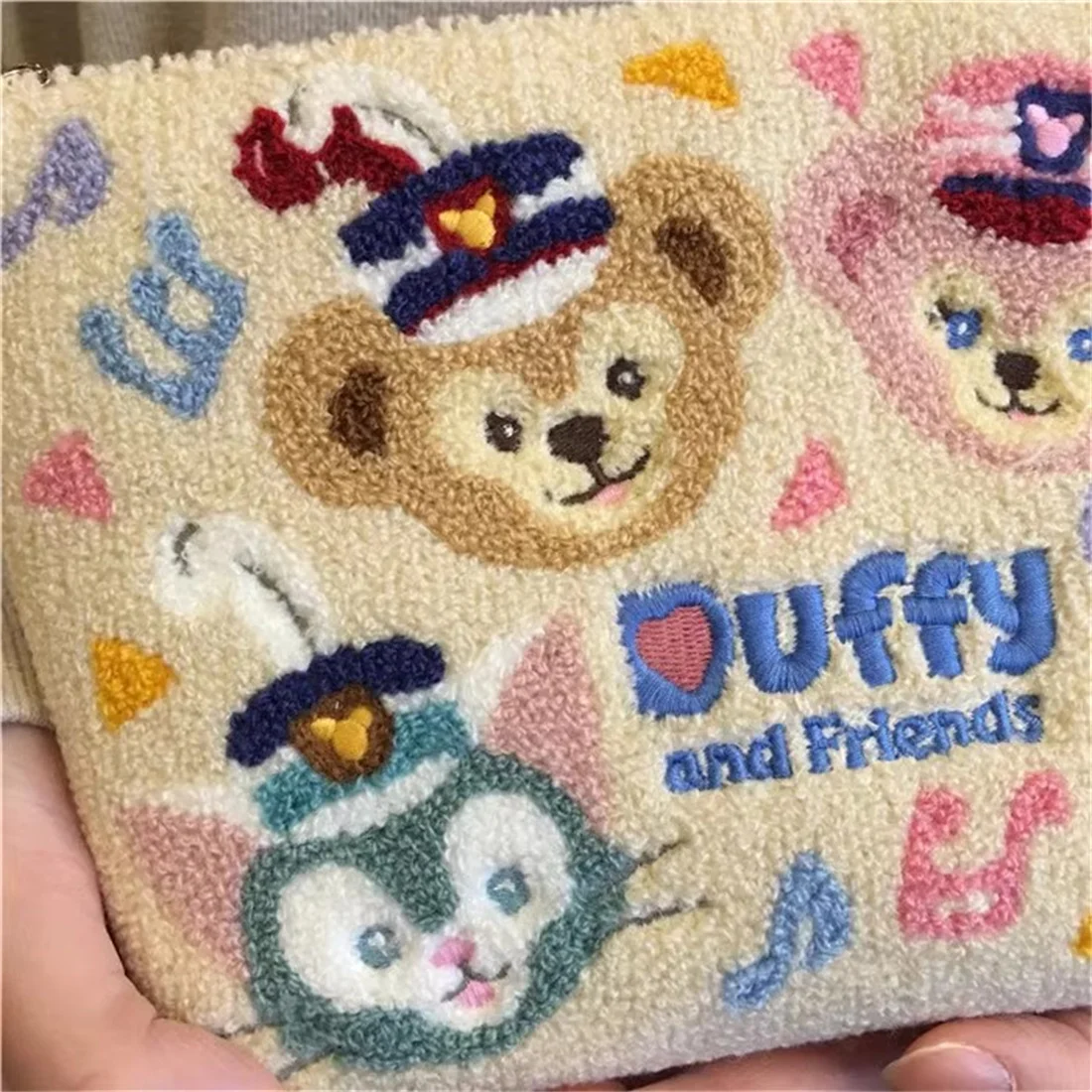 New Disney Ｍovie Duffy And Friends Crossbody bag Knit bag Cartoon bag for women Birthday gift for children