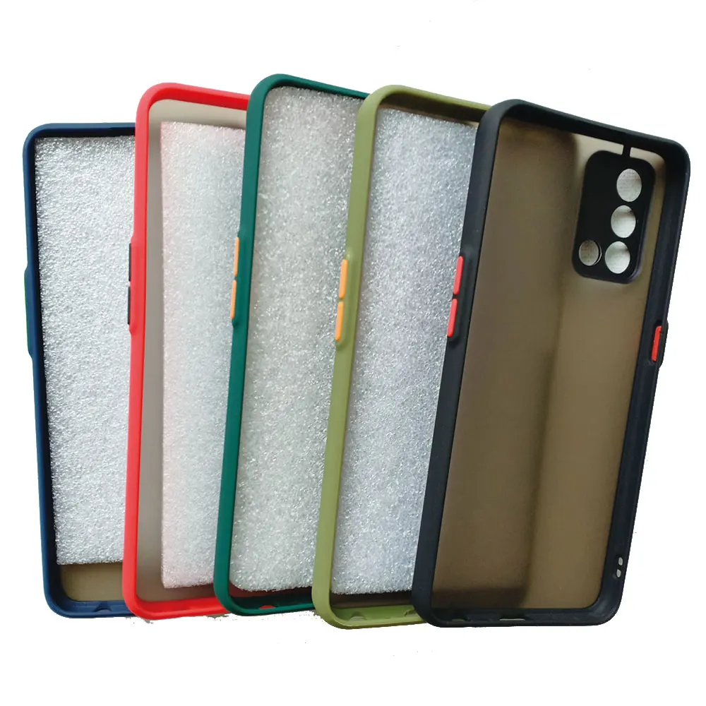 For Oppo A95 Case Protection Shockproof Phone Case oppo A95 4G Matte Back Cover CHP2365 CPH2365 hard protection Skin Feel Covers