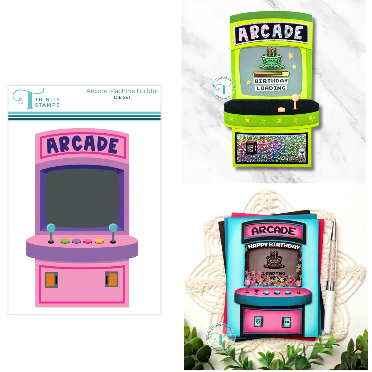 

New Arcade Machine Metal Cutting Dies Clear Stamps for DIY Making Gift Card Scrapbook Embossed Craft Decoration April 2026