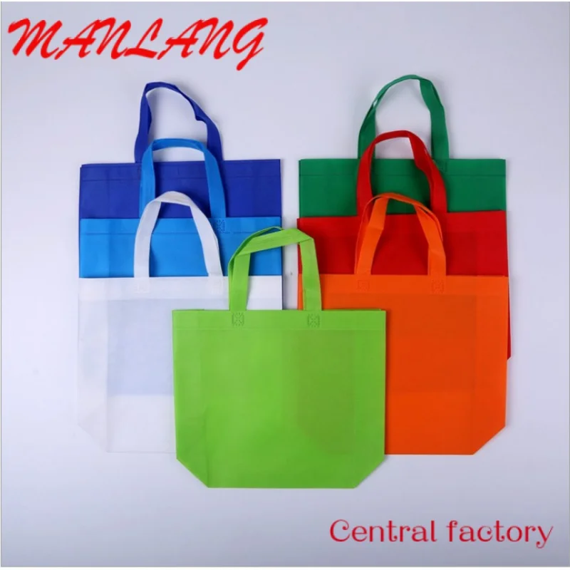 Custom  Various good quality customized size  foldable shopping bag cheap non-woven fabric  plastic bag with logos