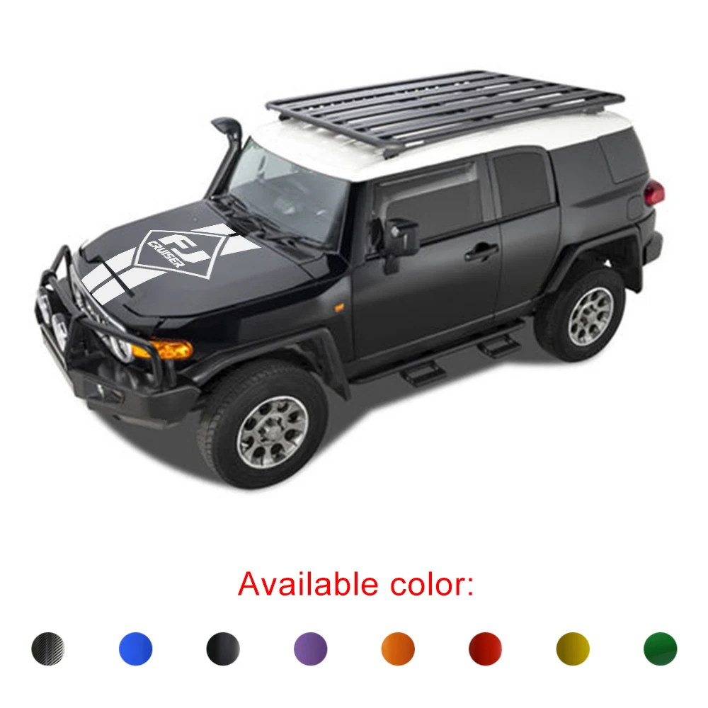 Car Accessories Hood Scoop Hood Stripe Graphic Vinyl Cool Car Decals Fashion Decoration sticker For TOYOTA  FJ Cruiser 2007-2019