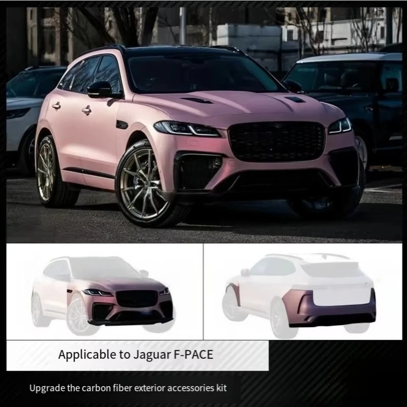 Suitable for 16-20  F-PACE Upgraded and Modified Carbon Fiber Material Large Surround Complete Body Kit