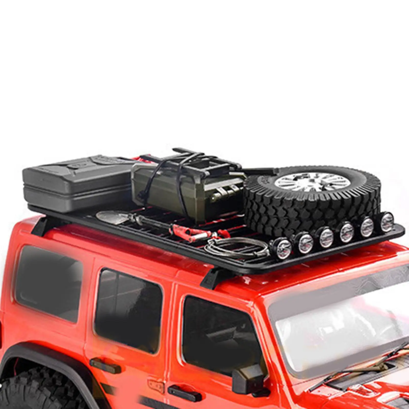 

RC Car Roof Rack Upgrade Parts Easy Install Luggage Carrier for 1 10 RC Car Accessories