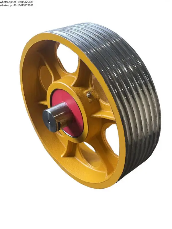 Elevator accessories special guide wheel car top wheel return rope  pair  bearing 6312