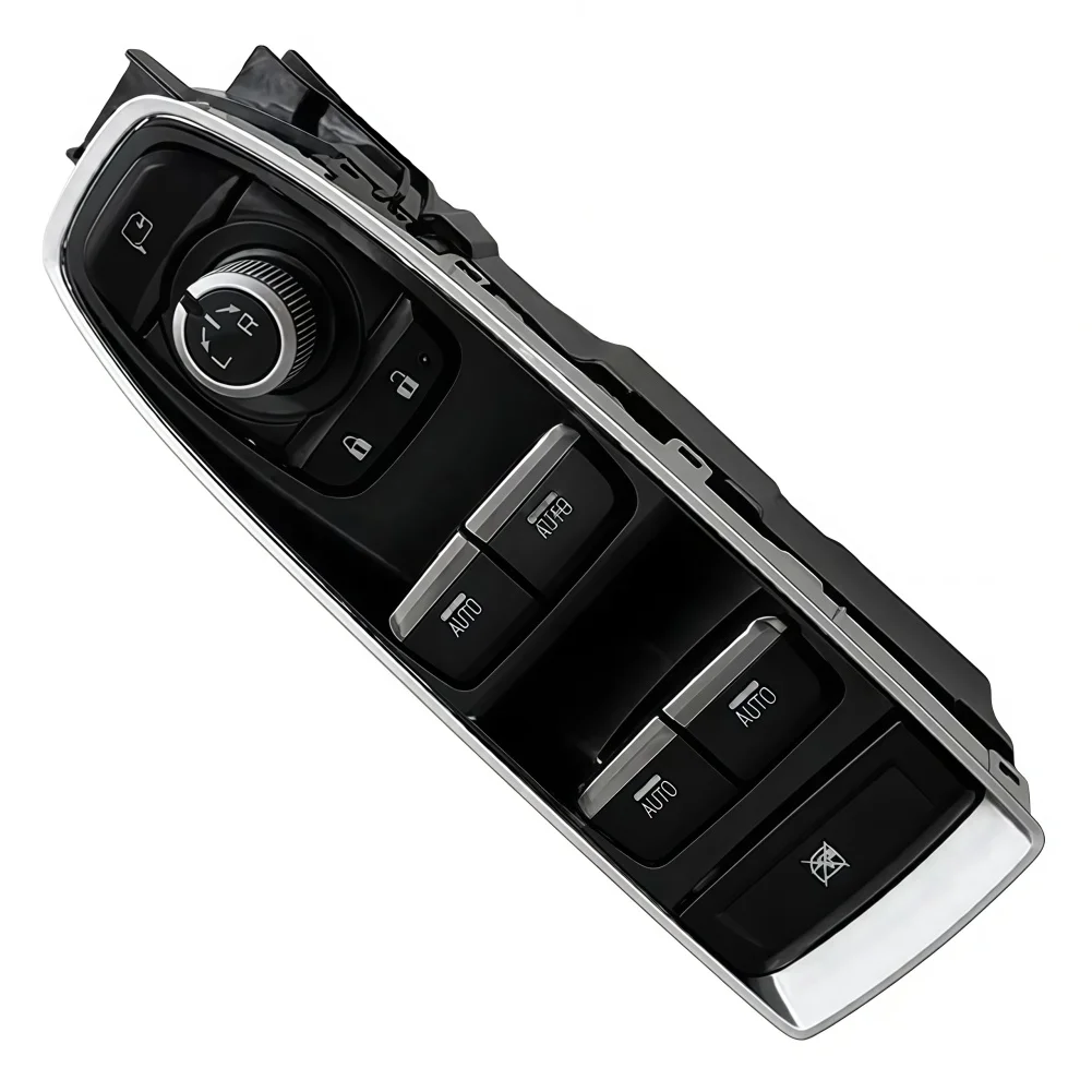 For Night Driving Visibility Black Power Window Switch ABS PC Composite Material Wear Resistant Copper Contacts