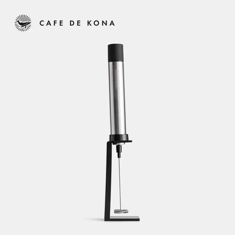 CAFEDE KONA  Electric milk frother Coffee latte stainless steel automatic milk frother Handheld foam generator