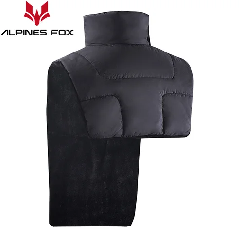 Imagen 2 del producto Bufanda de cuello para motocicleta de invierno, cuello más cálido a prueba de frío, babero térmico de lana para senderismo, ciclismo, correr, deporte, esquí, Snowboard, mujeres y hombres