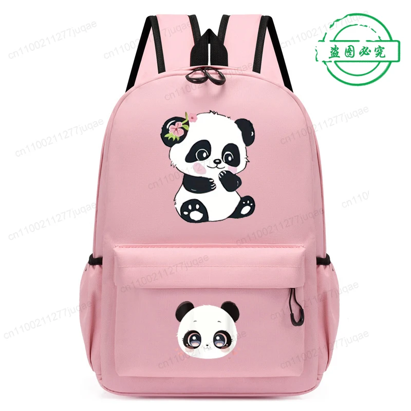 

Children School Bag Cute Panda Fashion Boy Girl Backpack Kids Kindergarten School Backpacks Bags Anime Cartoon Fashion Bookbag