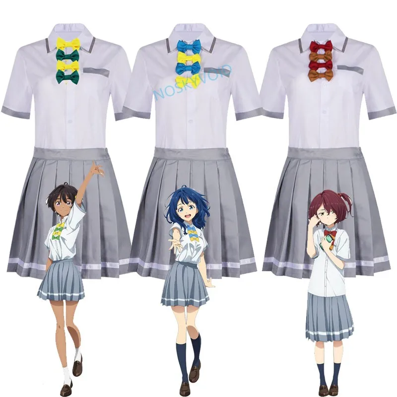 

Toooooo Many Losing Heroines! Yanami Anna Cosplay Costume Yakishio Remon School Uniform Komari Chika JK Uniform Skirts