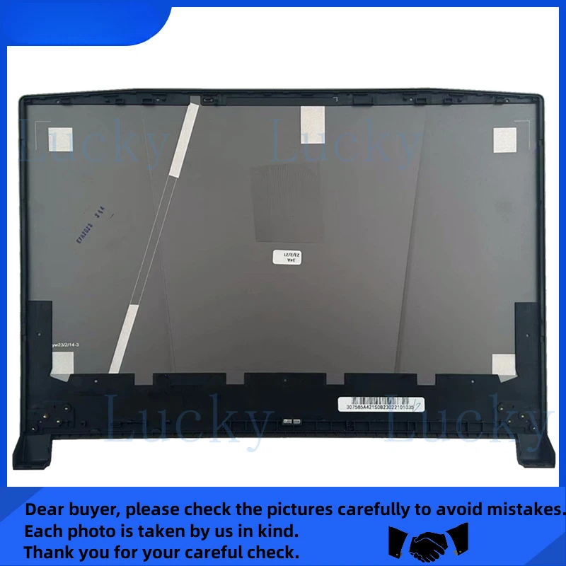 

f New For MSI Pulse 15 B13v LCD Back Cover Top Case/Upper Case Palmrest Cover