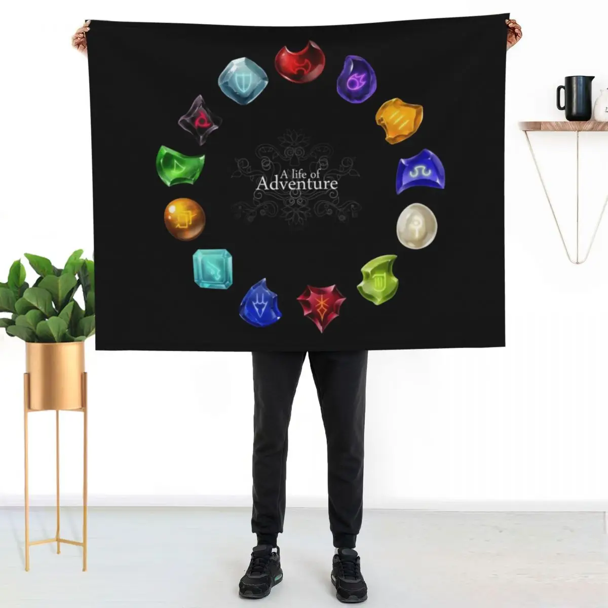 A Life of Adventure Throw Blanket Sofa Throw Travel Bed for sofa Blankets Sofas Of Decoration Summer Blankets