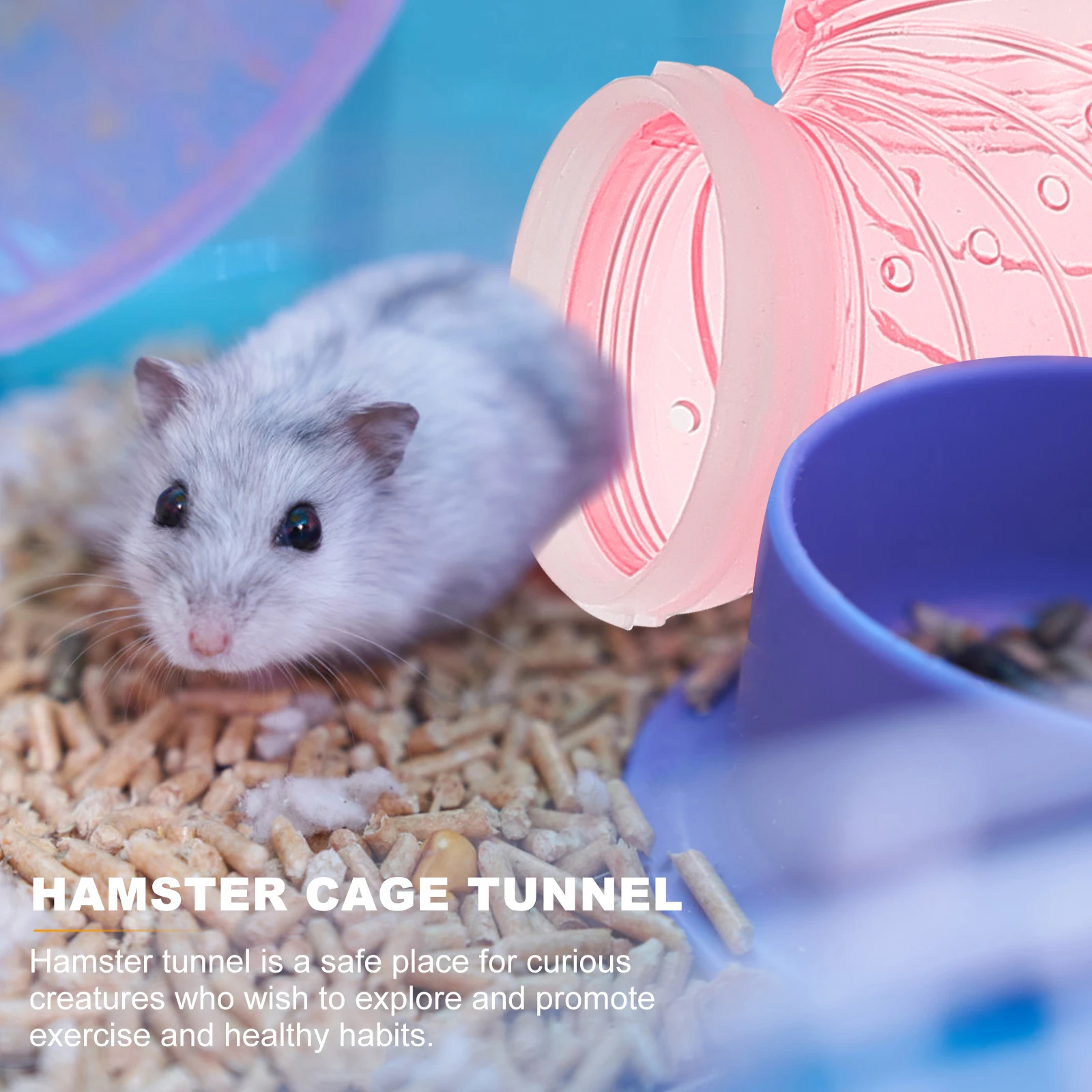 

Hamster Cage Tubes and Tunnels Pipeline Module Maze The Accessories for Cages Plastic