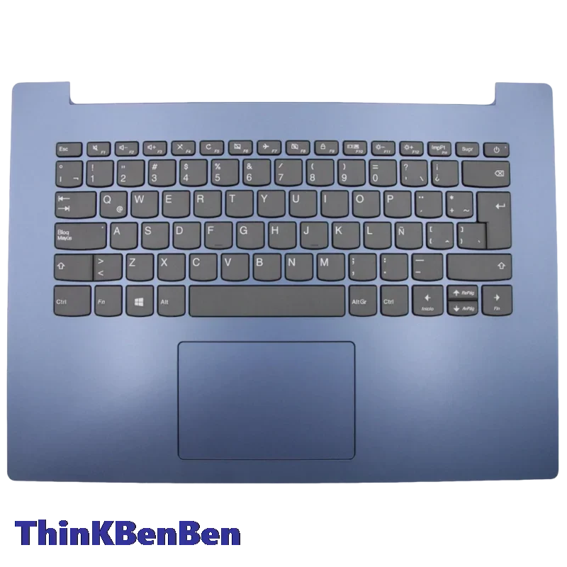 LAS Latin Spanish Blue Keyboard Upper Case Palmrest Shell Cover For Lenovo Ideapad 330 14 14AST 14IKB 14IGM 5CB0R13826
