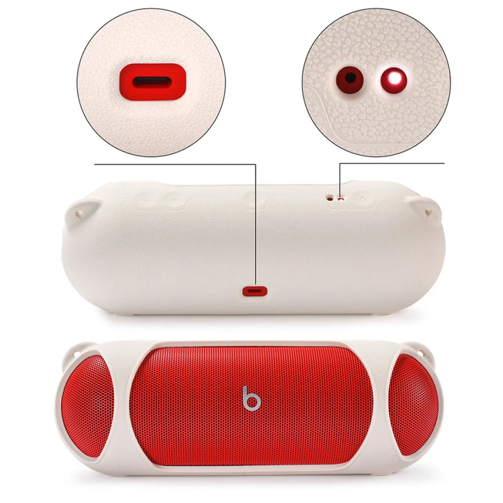 For Beats Pill 2024 Wireless Audio Silicone Protective Case Speaker Accessories