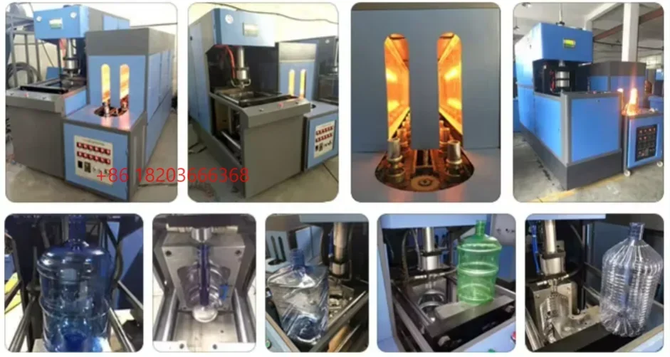 Customized 2 Cavity Automatic Pet Bottle Blowing Machine Plastic Blowing Machines Bottle Blower For Craft Beverage And Boutique