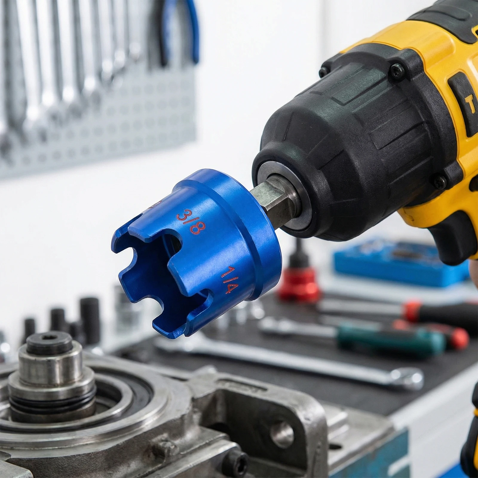 

Hex Drill Removal Tool for Conduit Racks & Strut Systems Nuts Zipper Drill Attachment for 3/8 1/4 and 1/2 Inch Threaded Rods