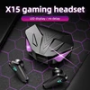 TWS Wireless Bluetooth Headset LED Display Gamer Earbuds with Mic Wireless Headphones Noise Cancelling Bluetooth Earphones X15 3