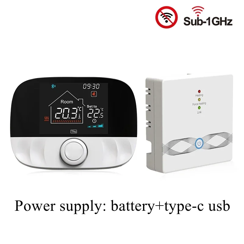 RF433 Draadloze Thermostaat WiFi/Geen WiFi Vloerverwarming Water Gas Boiler Thuis Kamer Tuya Slimme Programmeerbare Temperatuurregelaar - afbeelding 1