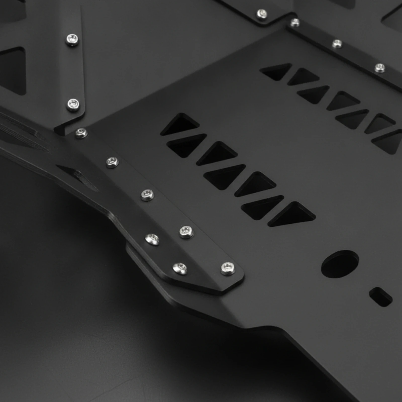 Lower Engine Chassis Protector Underbody Protection Motorcycle Engine Lower Guard Skid Plate Protector Guard Vented
