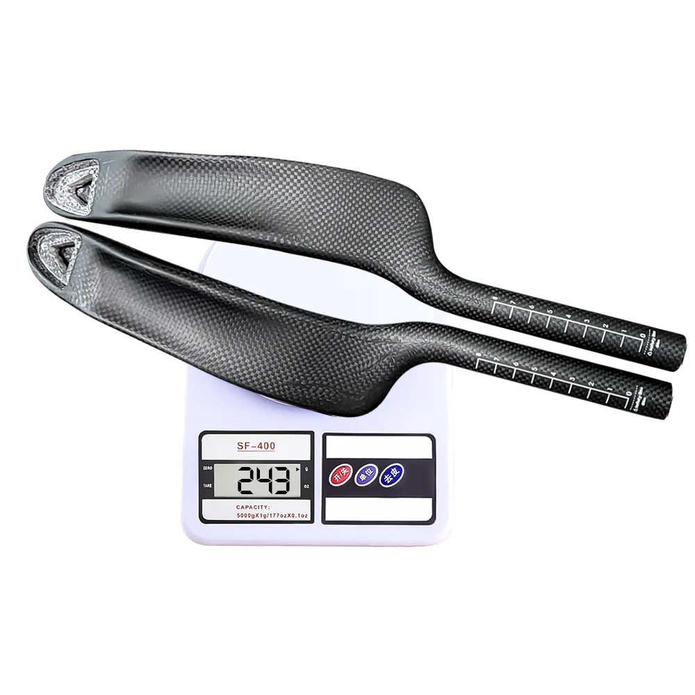 Carbonfaser-Triathlon-Zeitfahr-Lenker, Fahrrad-Rest-Lenker, Clip-on Aero-Lenker, Lenkerverlängerung, mechanisch und elektronisch – Detail 7