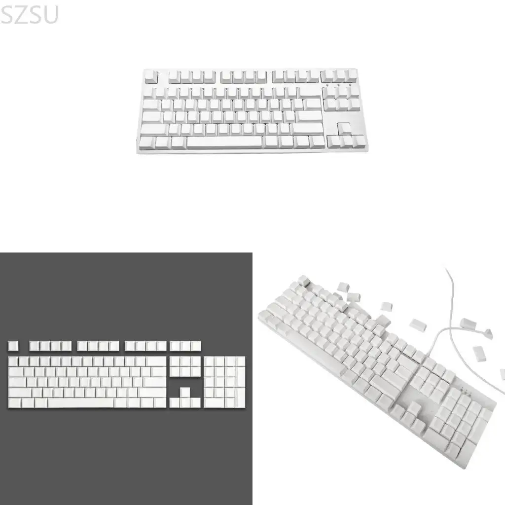 

SZSU 104Key, оригинальные колпачки из ПБТ, пустые колпачки для клавиш, сублимационные колпачки для крашения, без гравировки