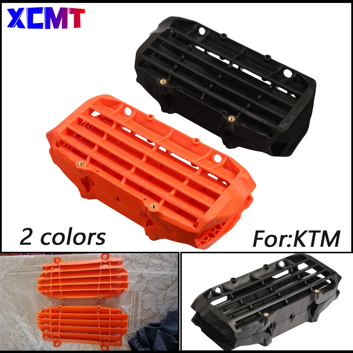 

For KTM EXC XCF XC SXF TPI Six Days 125 250 300 350 400 450 500 2017-2023 Radiator Grille Guard Grill Cover Protector Plastics