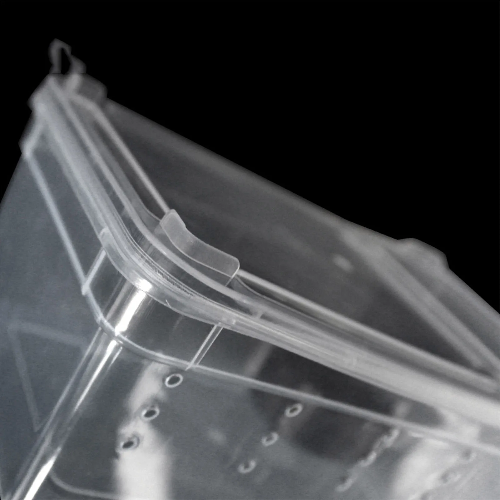 Transparent Plastic Box Small Pet Reptiles Living Box Insect Reptile Scorpion Lizard Breeding Case Container Animal Feeding Tool