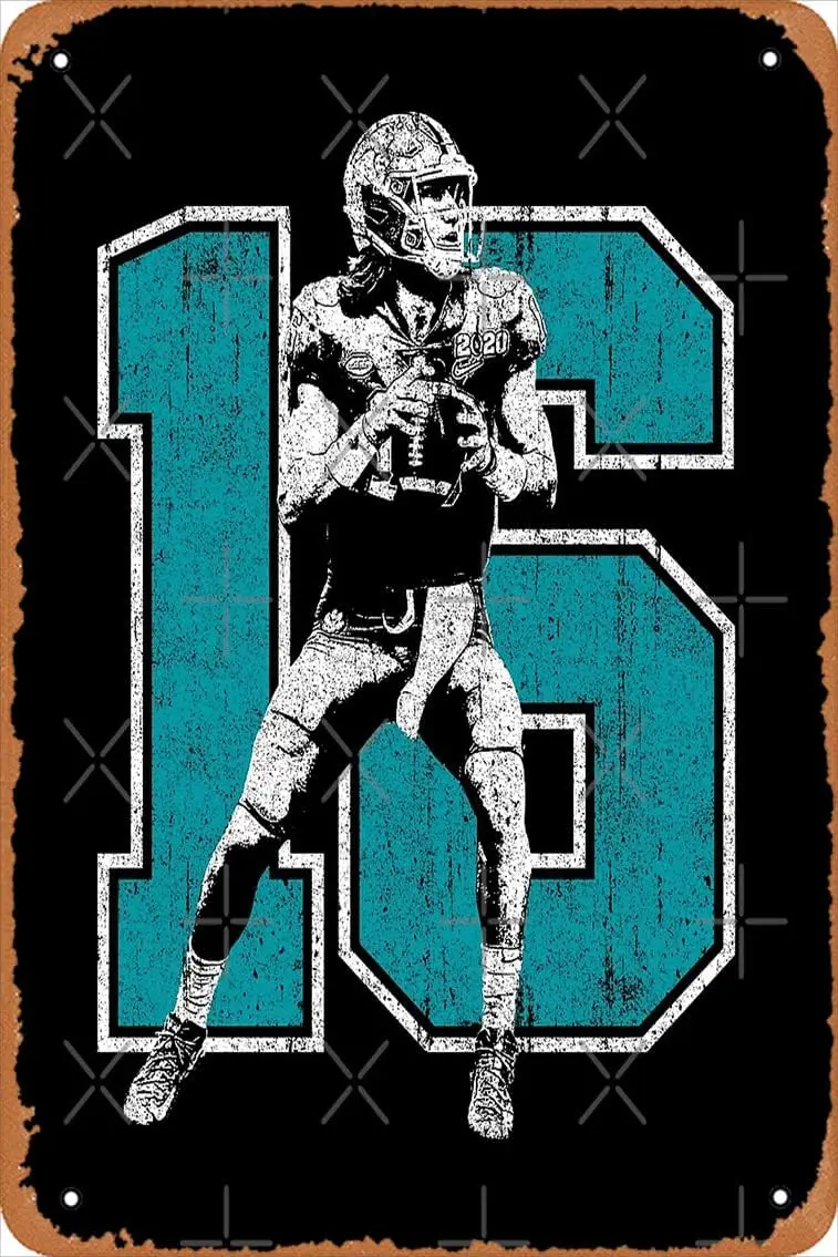 Trevor Lawrence Poster Metal Tin Sign Vintage 8x12 Inch