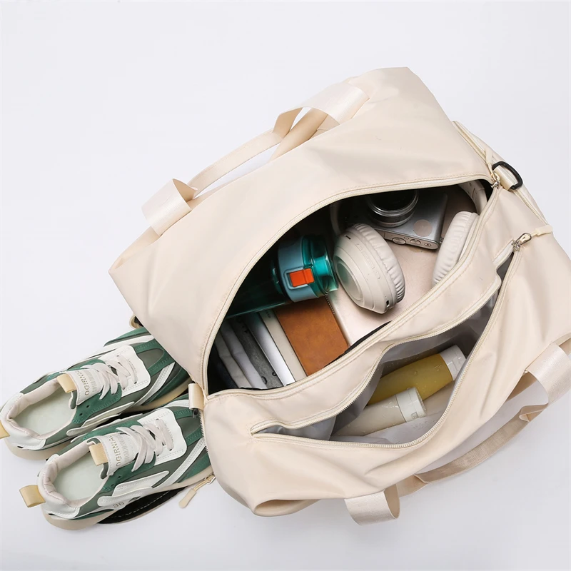 Freizeit-Reisetasche mit großem Fassungsvermögen, Handtasche für Kurzstrecken-Geschäftsreisen, leichte und einfache Gepäcktasche, Fitnesstasche