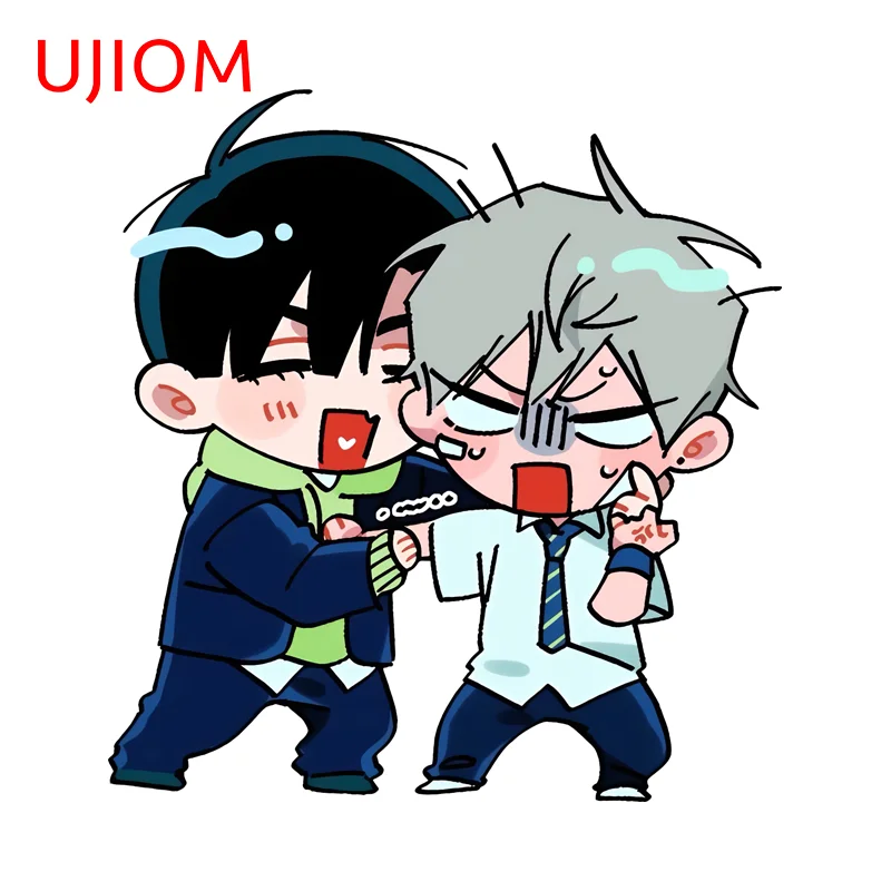 UJIOM For Alien Stage IvanTill Wall Stickers Cute Catrtoon Kitchen Cupboard Decal Amusing Living Room Furniture Accessories
