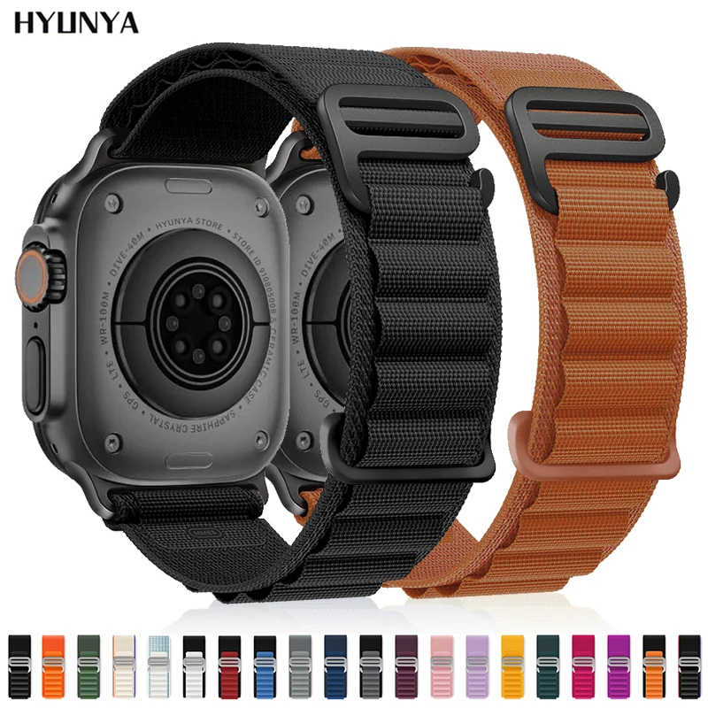 Cinturini alpini per cinturini Apple Watch iWatch Series 10 11 46mm 9 8 7 SE Ultra 2 3 49mm 44mm 45mm 40mm 41mm 42mm Bracciale cinturino
