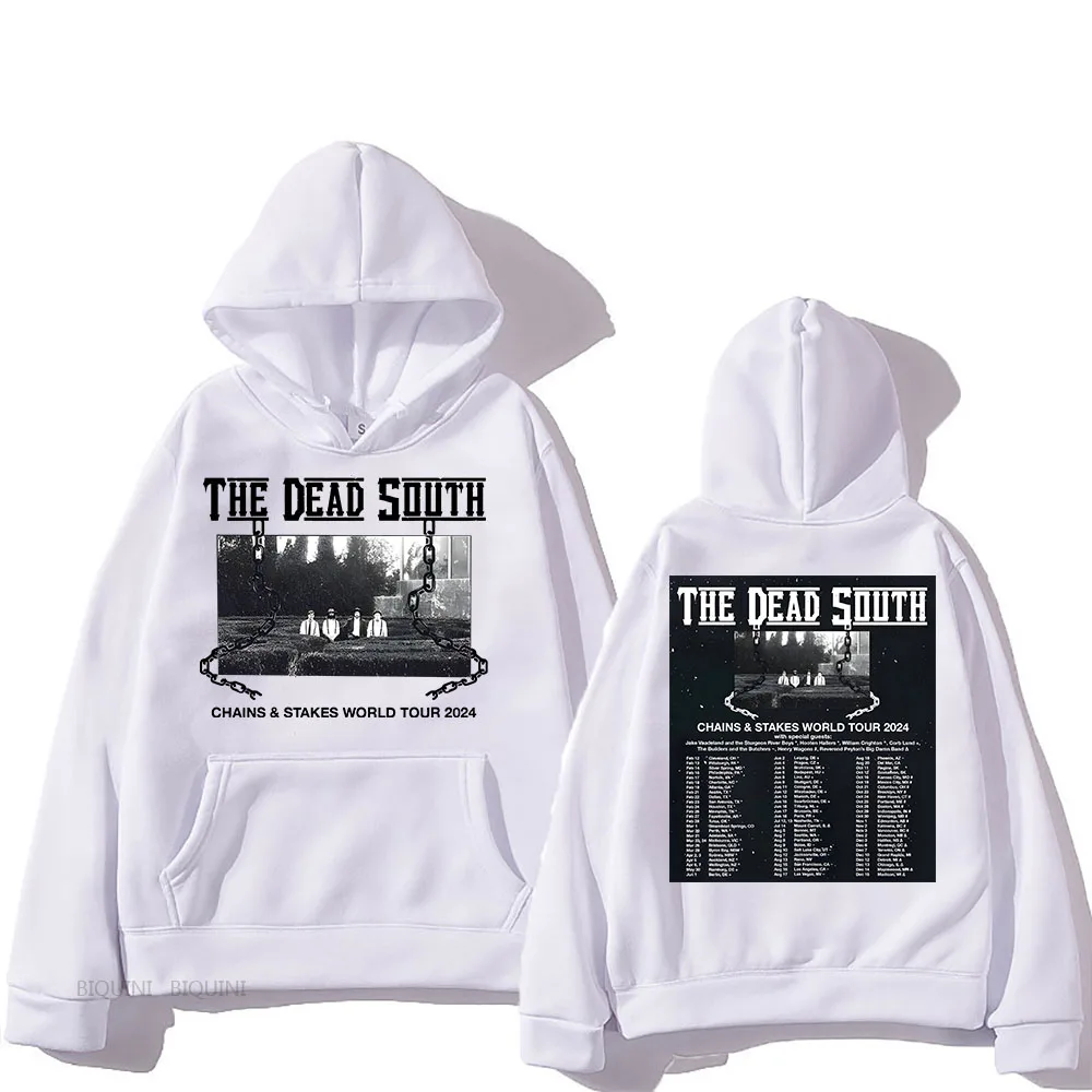 The Dead South Band Print Hoodies Long Sleeve Men Women Streetwear Hip Hop Graphic Printing Sweatshirts with Hooded Male Hoody