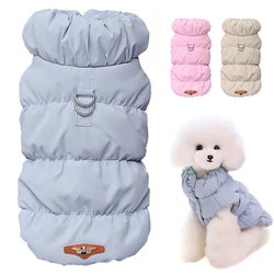 Dog Winter Clothes Warm Cotton Dogs Jacket Coat Windproof Pet Clothing Chihuahua Yorkshire Dogs Clothes Ropa Perro With D Ring