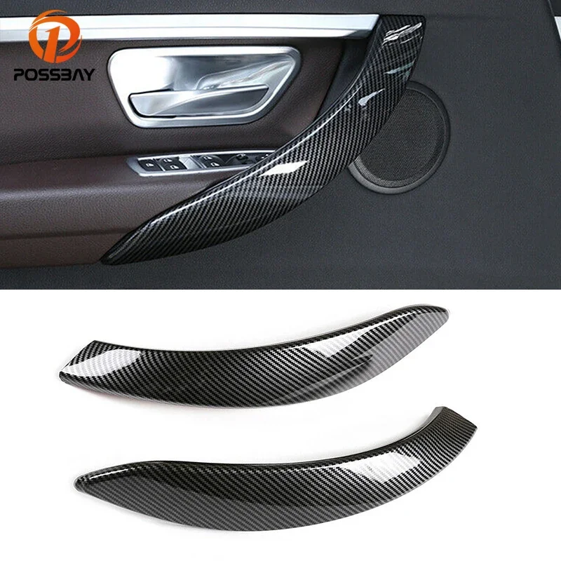 1 Pair Car Interior Door Handle Cover Trims for BMW 3 4 Series F30 F31 GT F34 F32 F33 F36 2013 2014 2015 2016 2017 2018