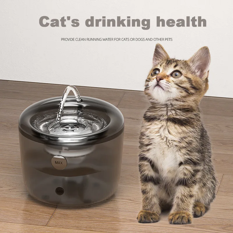 

Cat Water Fountain Auto Filter USB Electric Mute Cat Drinker Bowl 1.6L Recirculate Filtring Drinker for Cats Pet Water Dispenser