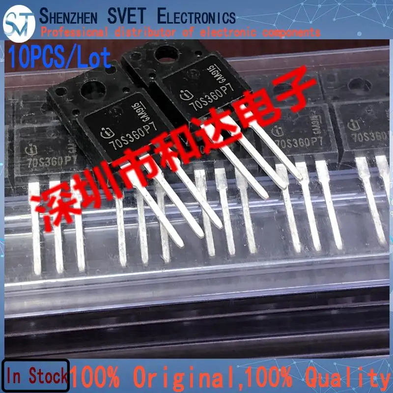 10PCS/Lot 70S360P7 IPA70R360P7S  MOSTO-220F 700V 34A Import Original And New 100%Test In Stock