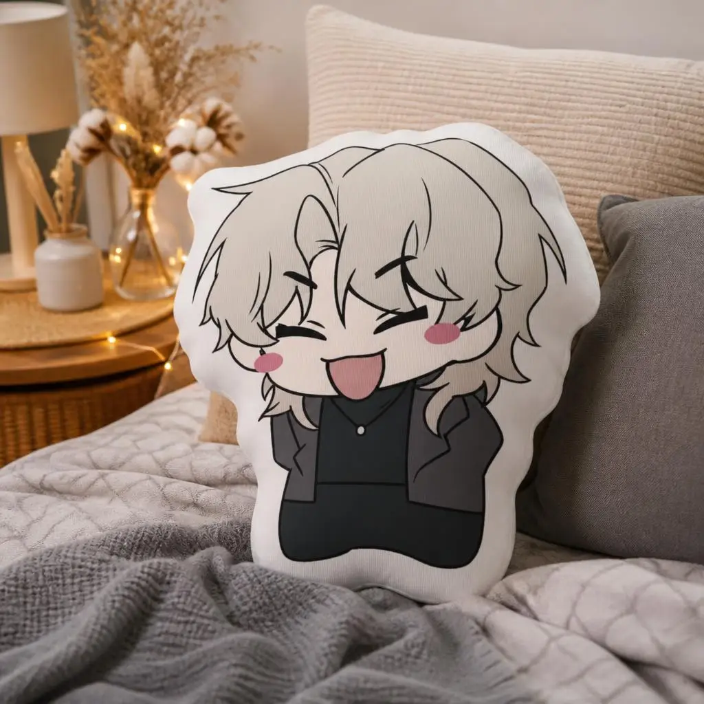 Souichi Tatsumi Anime The Tyrant Falls In Love Plush Pillow Cushion Irregular Stuffed Throw Pillow Home Decor Gift Sofa Bed