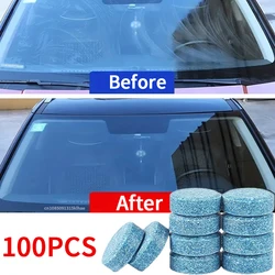 Solid Cleaner Car Windshield Foaming Tablets Car Windshield Washer Fluid Concentrate Tablets Glass Cleaning Tablets Detergent