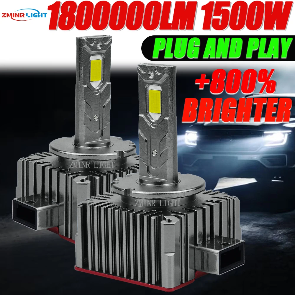 

D1S D3S D2S D4S D8S LED Headlight Bulb CANBUS Error Free 12V Super Bright 1:1 Replacement Xenon Headlamp Plug and Play Car Light