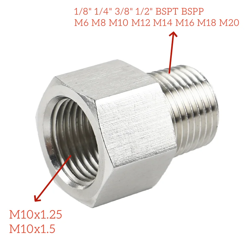 M10X1.25 M10X1.5 Fe…