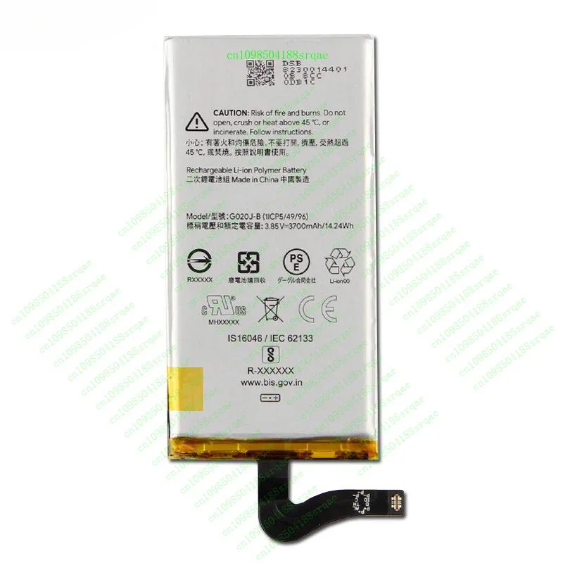 New G020J-B For Pixel 4XL Pixel4 XL Authentic Rechargeable Battery 3700mAhClippers