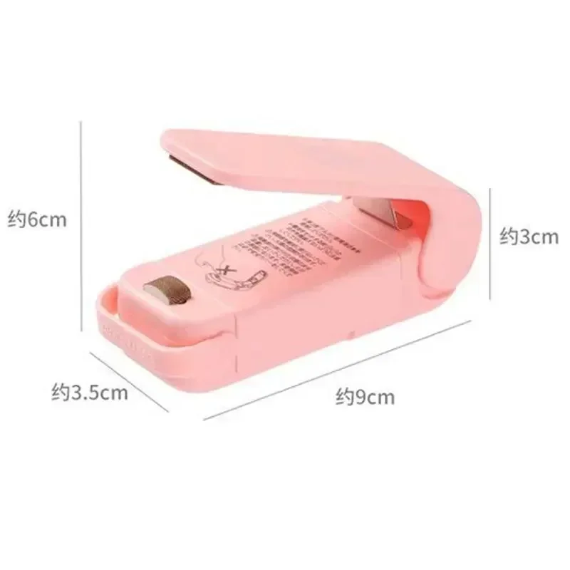 Mini Heat Bag Sealing Machine Package Sealer Bags Thermal Plastic Food Bag Closure Portable Sealer Packing Kitchen Accessories