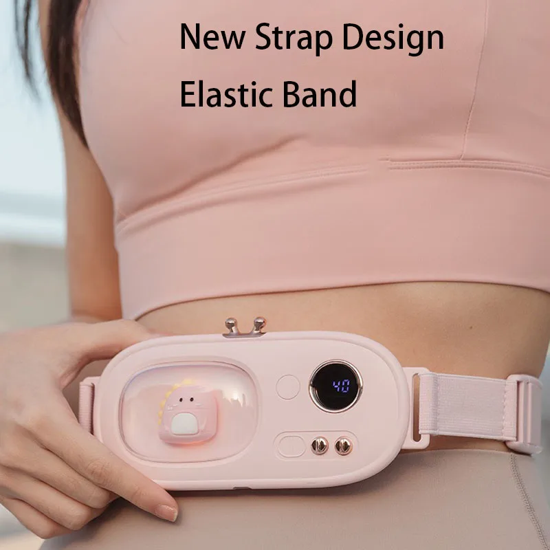 Warming Belt Relieve Period Cramp Pain Heating Warm Palace Belt Heating Uterus Vibrating Massage Waist Relieve Menstrual Pain