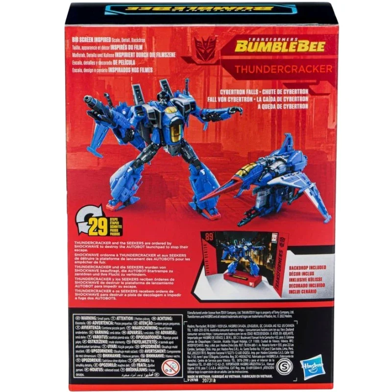 In Stock Takara Tomy Transformers SS Series Ordinary Number SS-89 VLevel ShockingThunder (BB) Action Robot Collectible Birthday