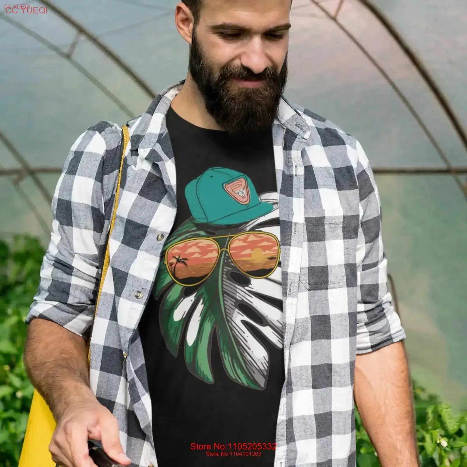 Variegated Monstera Leaf T Shirt PrinT PlanT gift lover Houseplant vintage Washed Stretched Top For Everyday Wear Versatile