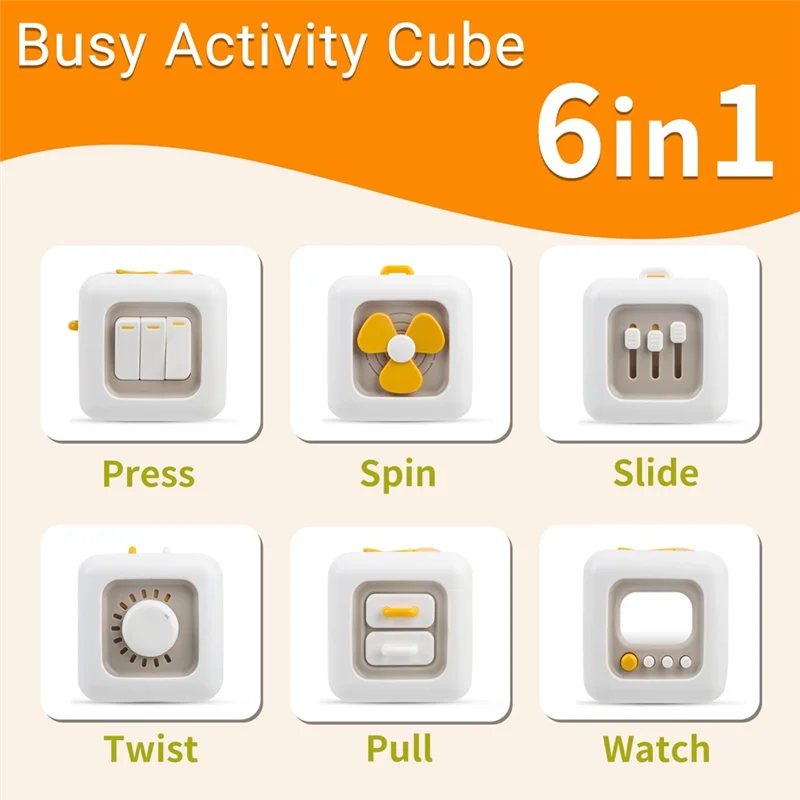 CYGJ-Car Travel  Busy Board Activity Square,Learning Stocking Stuffers Educational Birthday Gifts Sensory
