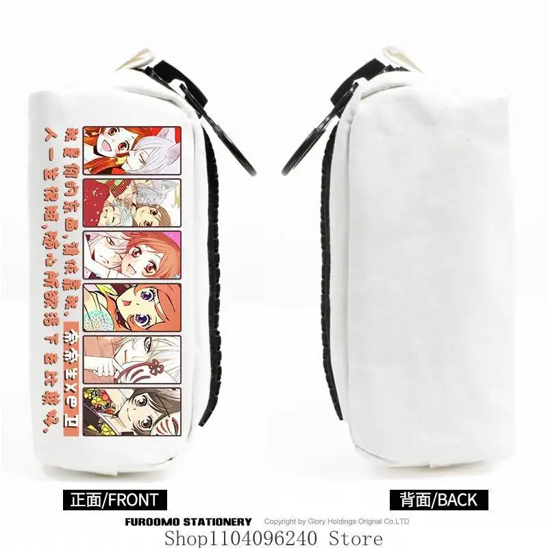 Juego de Anime Kamisama Love Tomoe, lápiz de Cosplay de Anime, soporte de papelería de lona de dibujos animados, estuche de bolígrafo para niños, suministro escolar para estudiantes